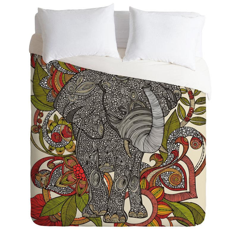 Valentina Ramos Polyester Duvet Cover, King Duvet Cover + 2 King Shams, Lightweight