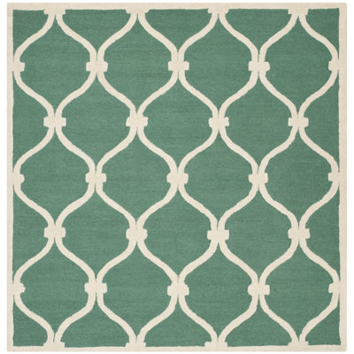 Cannen Hand Tufted Wool Geometric Rug