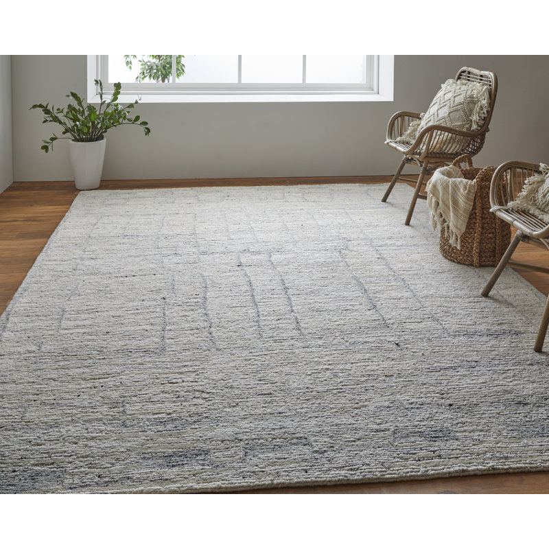 Rectangle Conor Wool Area Rug, Rectangle 8'6" x 11'6"