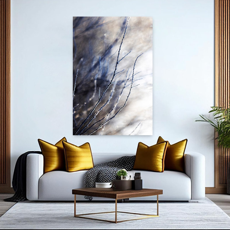 Art contemporain arbre contemporain abstrait, H 60 po x l 40 po