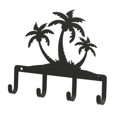 Triple Palm Trees - Multi-Purposefull Wall Hook and Key Holder