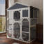 Très grand enclos extérieur pour chat, cage de jeu extérieure pour chat, grand parc extérieur imperméable pour chat