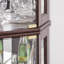Vitrine de coin lumineuse pour vitrine de salon-147851511