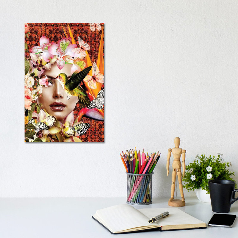 «Morning Dew» par Yvonne Coleman Burney - impression d'art graphique, Toile tendue, Non mat, H 12 po x l 8 po x P 0,75 po