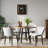 Mid-Century Upholstered Dining Chairs with Solid Wood Legs, Curved Back-1692723143