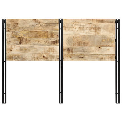 Headboard Solid Wood Mango And Iron