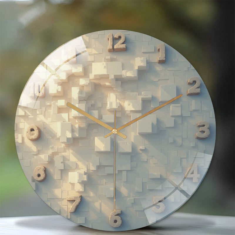 Horloge murale moderne 12 po