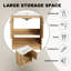 Meuble-lavabo moderne 30 po avec lavabo en céramique et rangement à fermeture en douceur-466554321