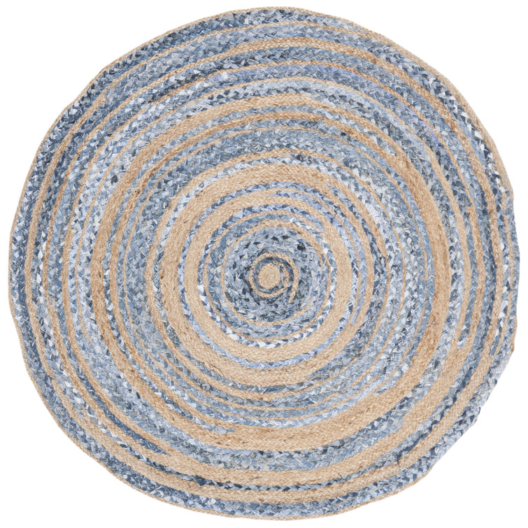 Zeitler Hand Woven Jute, Cotton Rug