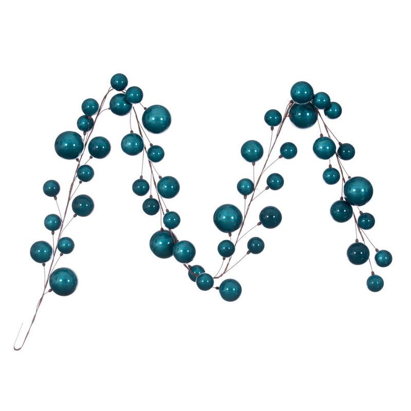 Guirlande 10 pi Vickerman, Bleu sarcelle foncé