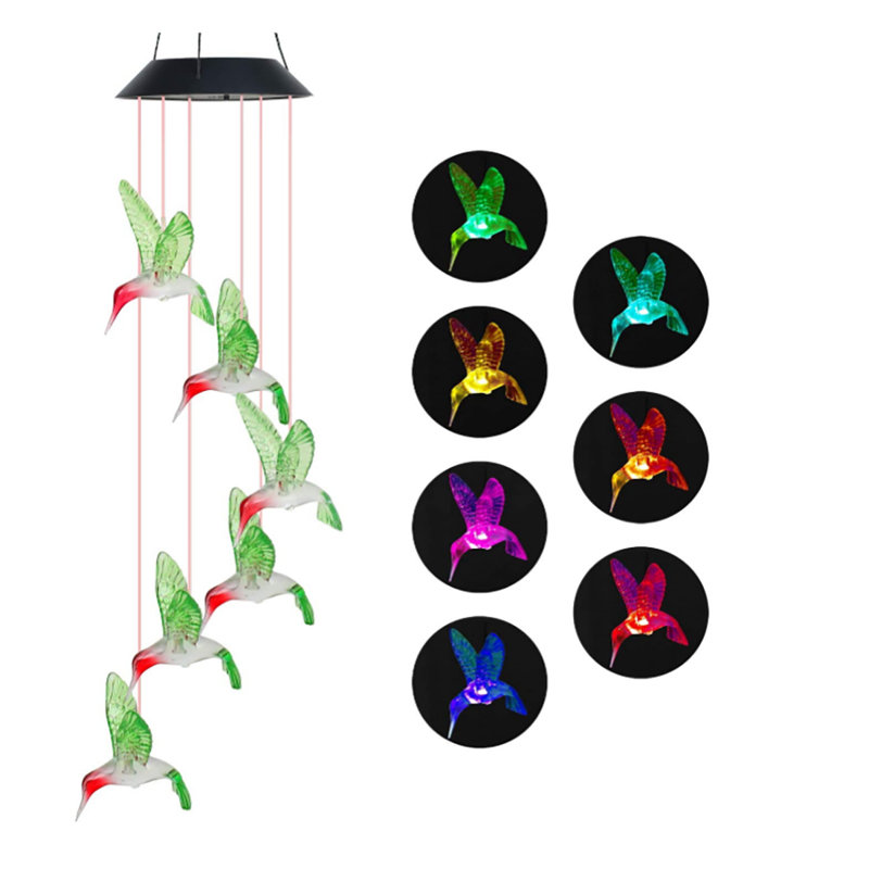 Debie Glass Animals Wind Chime