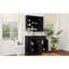 Meuble-lavabo 36 po avec lavabo supérieur, armoire à miroir Royal, armoire de rangement moderne avec 2 portes à fermeture douce et 2 tiroirs, meuble-lavabo simple-347927651
