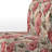 Rustic Victorian Brocade Victorian Pattern - Upholstered Floral Accent Chair Cottage Side Chair-1202754979