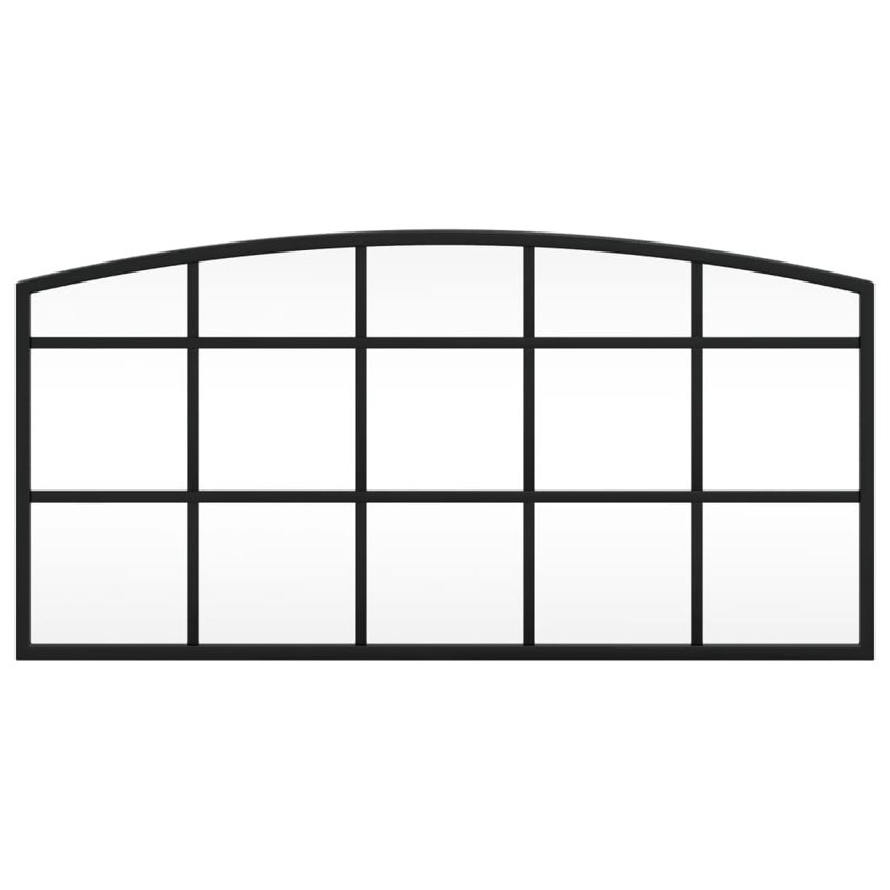 Neelu Iron Novelty Wall Mirror, 11.8" x 23.6"