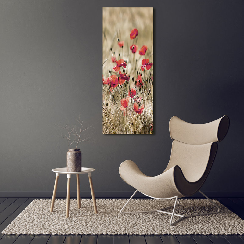 Field Flowers - Wrapped Canvas Print