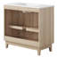 Meuble-lavabo sur pied simple 36 po avec plateau en céramique Modway Miles-92590989-92590988