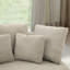 Fauteuil demi-tonneau rembourré avec housse, fauteuil surdimensionné moderne avec 7 coussins-122812010