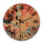 Horloge murale surdimensionnée en bois Dreamcity-1797290620