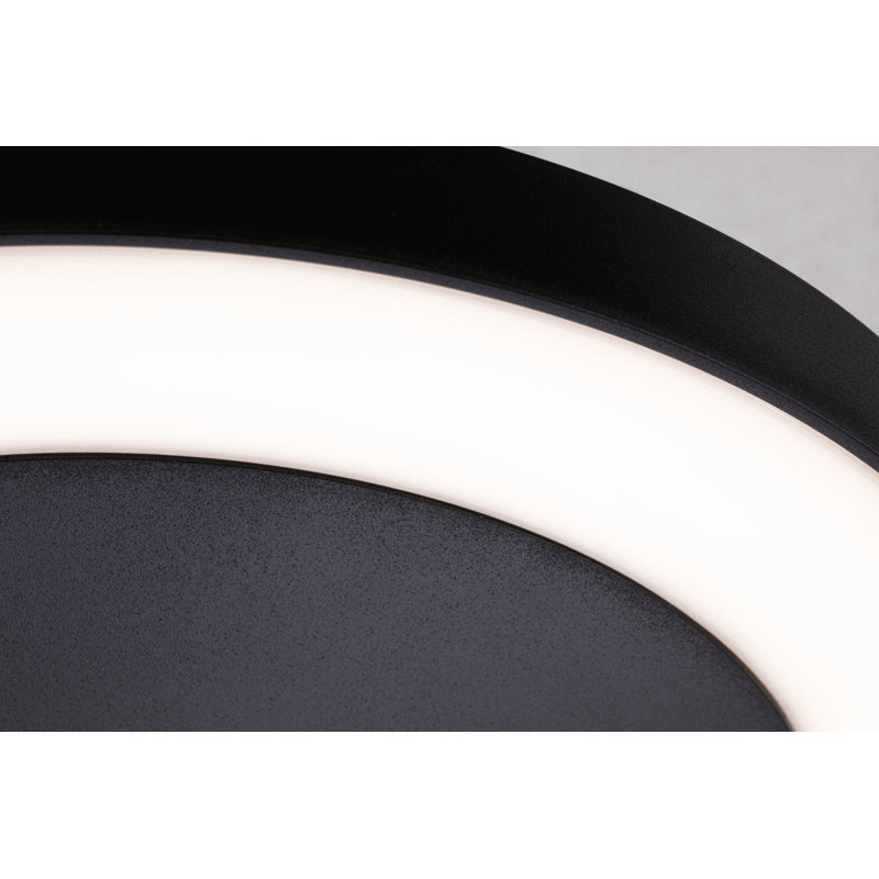 LED Flush Outdoor Ceiling Lights, Anthracite