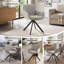 Set of 4 Upholstered Dining Chairs, Soft Fabric Seat with Sturdy Metal Legs, Modern Kitchen & Living-1929910866