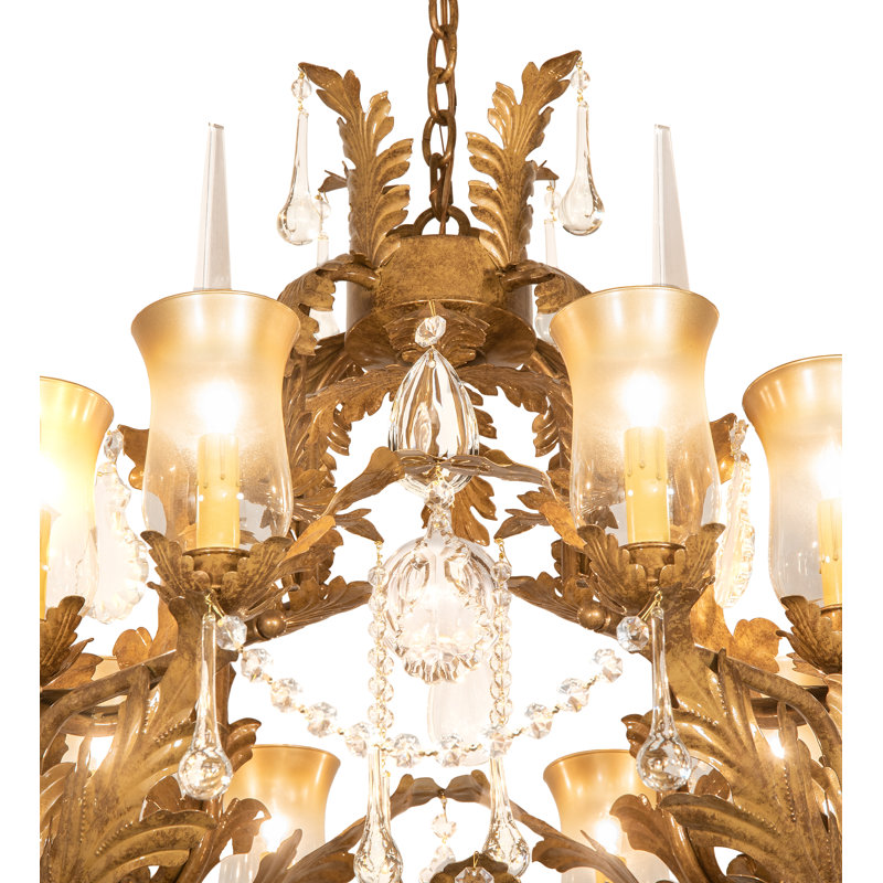 Lustre empire à intensité variable 13 lumières