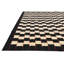 Tapis noir et blanc Murtagh