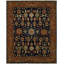 Heris Wool Oriental Area Rug in Navy-1649251347