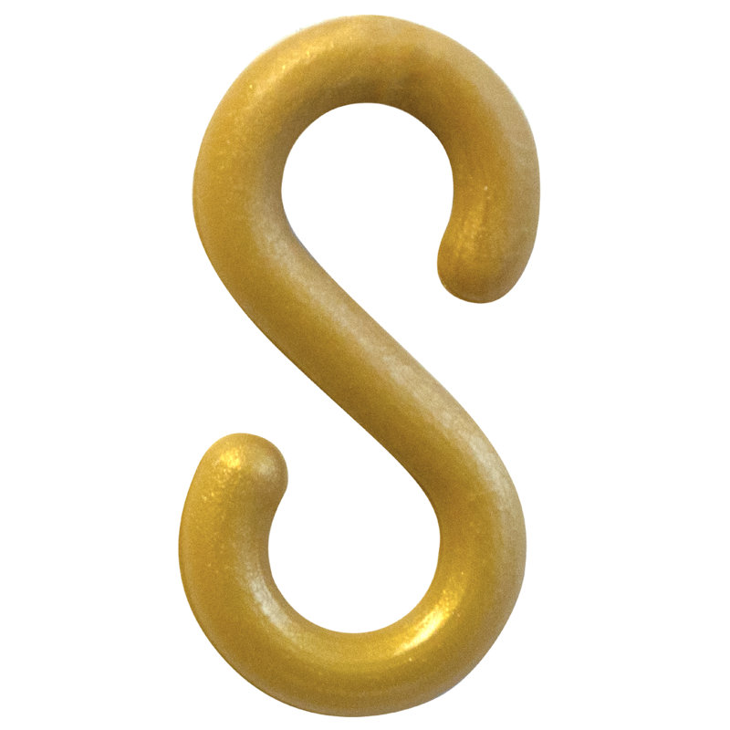 Mr. Chain Accessory, 2.28" H x 1.21" W x 0.25" D, Gold