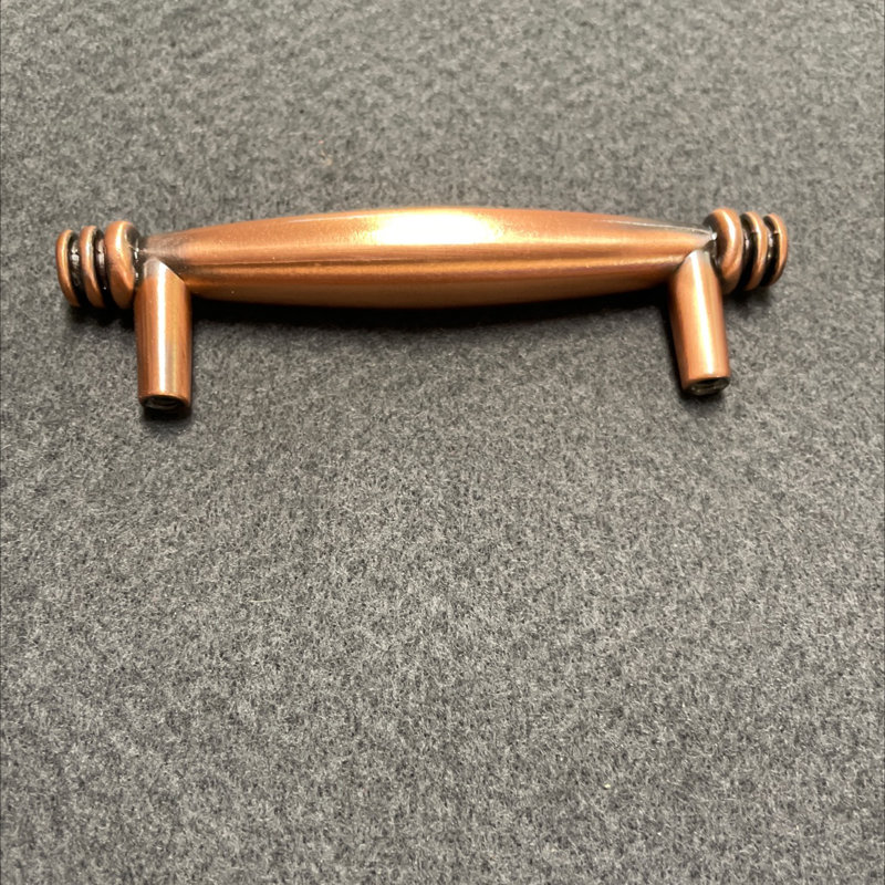 (5 Pack) Domed Ringed Pull Antique Copper