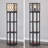Eliodoro 64'' Black Column Floor Lamp