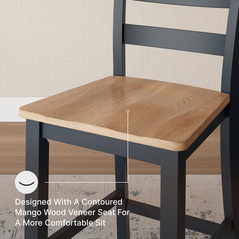 Tabouret de bar Malkin, Bleu
