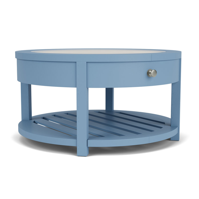 Table basse Kishia, Bleu