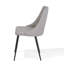 Garret 45cm H Tufted Upholstered Side Chair in Black-36834800
