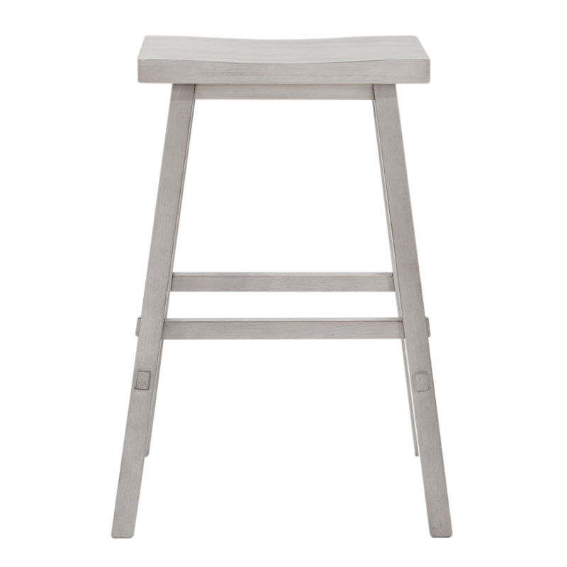 Knaack Barstool w/ Chair Glides, White, Bar Stool (30" Seat Height)