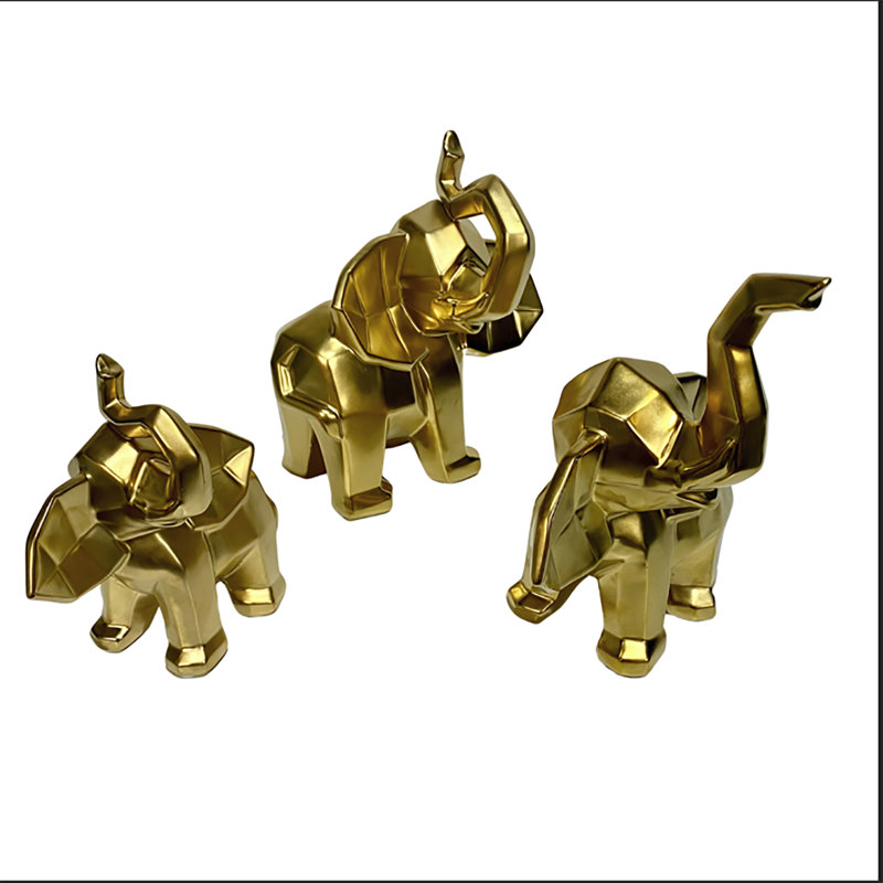 Arn Animals Statue, Gold
