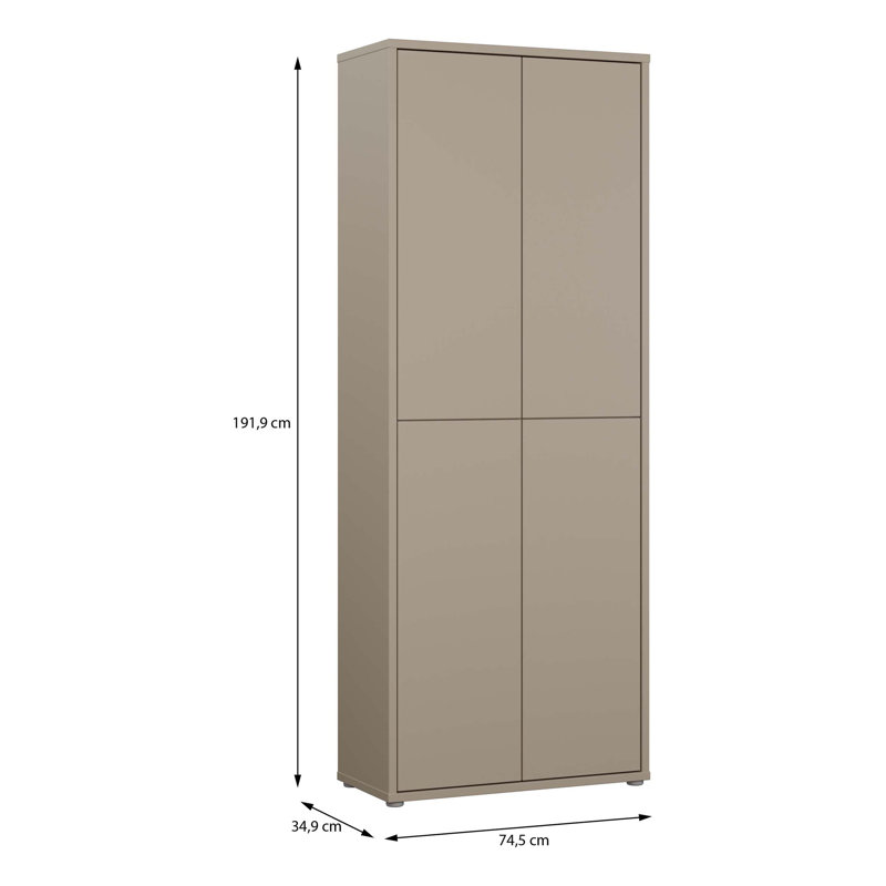 Saabir 26 Pair Shoe Storage Cabinet