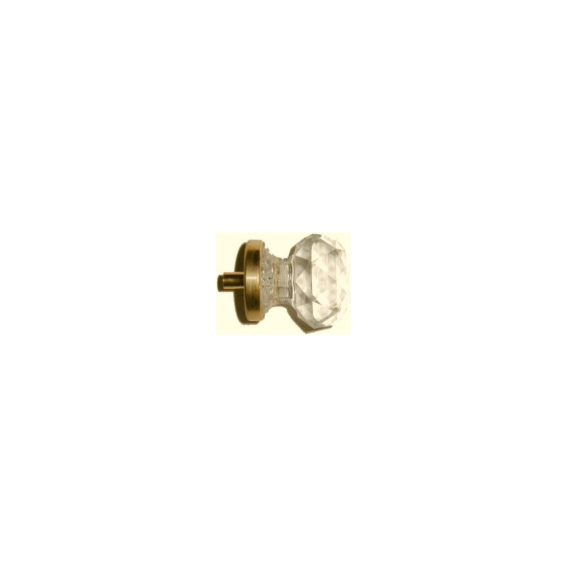 (Paquet de 5) Bouton à facettes de 1-1 / 8 po en laiton