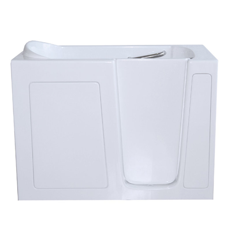 52'' x 52'' Walk-in Air Fiberglass Bathtub with Faucet