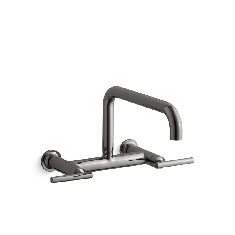 Purist Bridge Faucet, Vibrant Titanium