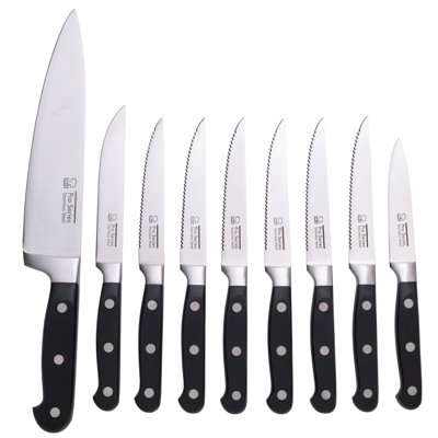 Chef Craft 9 Piece Stainless Steel Assorted Knife Set