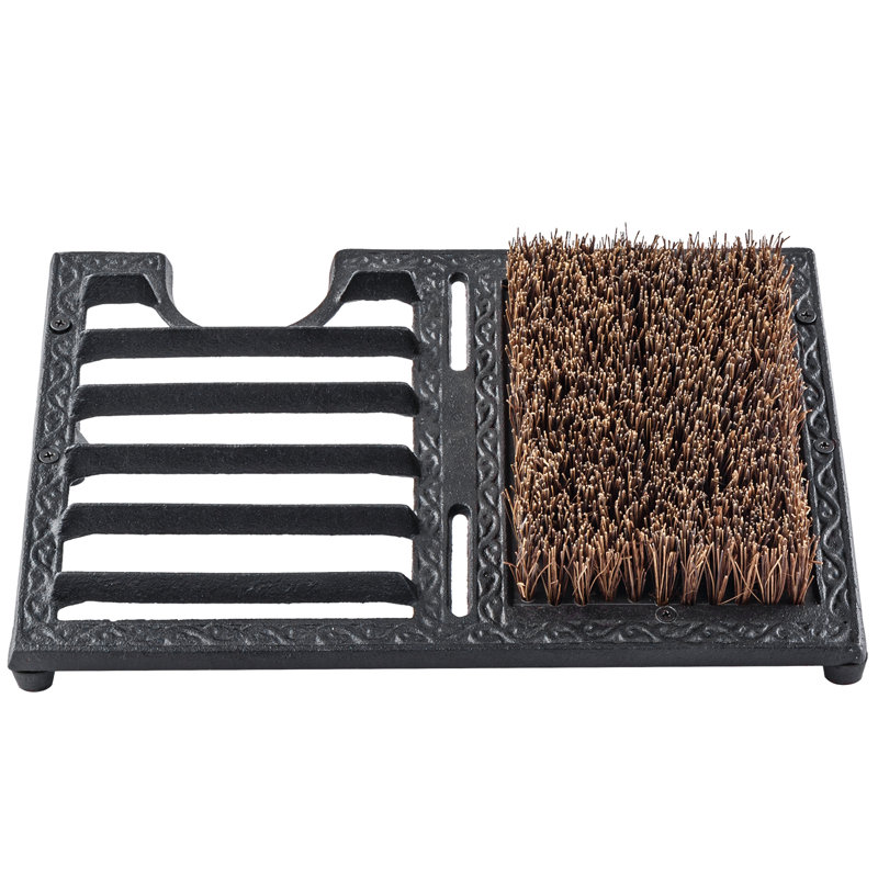 Outdoor Boot Scraper, Black