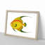 Golden Butterflyfish by George Shaw - Framed Print-55620884-55620885