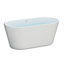Baignoire de trempage en acrylique autoportante L 59 po x l 29 po Shangri-la