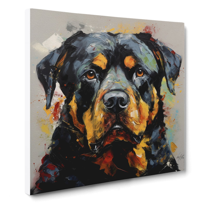 Rottweiler Abstract Expressionism No.3 - No Frame Print