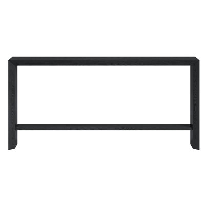 Osman Rectangular Console Table in Antiqued Grey Oak