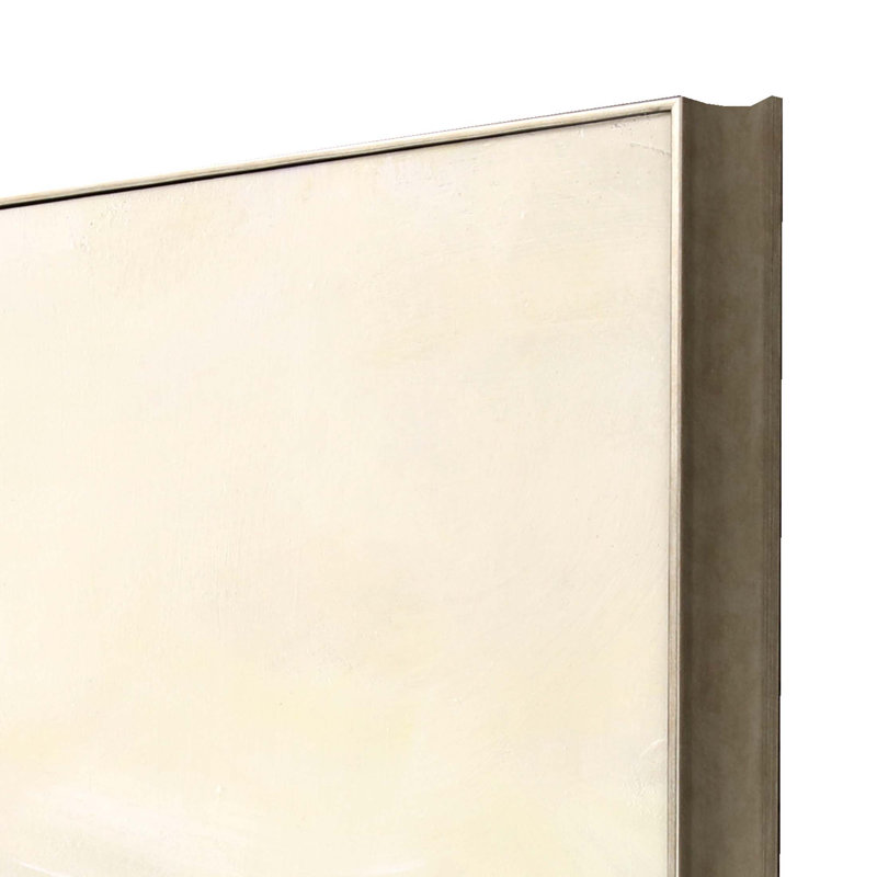 Champagne Gold Framed Abstract Landscape Wall Art