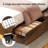Modern Upholstered Queen Bed, LED Headboard with Charging Station, Quiet Support & Quick Assembly-1504976550-1504976551