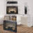 28" Multicoloured Flame Electric Fireplace Insert