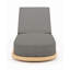 Muse Outdoor Teak Chaise Lounge-1685302912