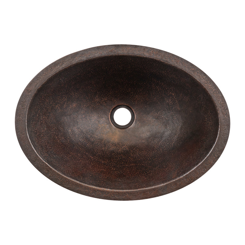 Terra Firma 19'' L Bathroom Sink, Dark Brown